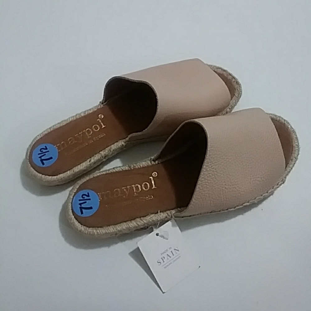 Maypol slip on sandals in Blush